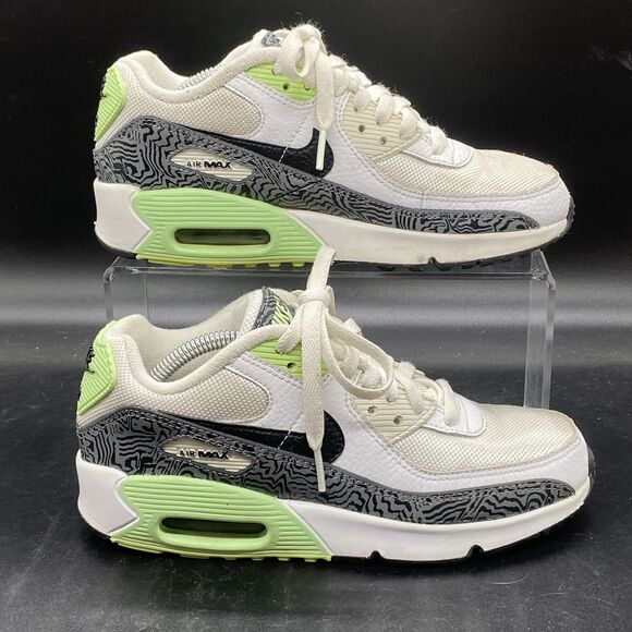 Nike Shoes youth Size 4.5Y Air Max 90 GS Running Trainer SneakersDH4111-100